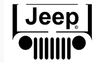 Jeep logo representing off-road automotive brand partnerships with Secure Fit Accessories.