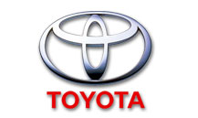 Toyota logo representing reliable automotive brand partnerships with Secure Fit Accessories.